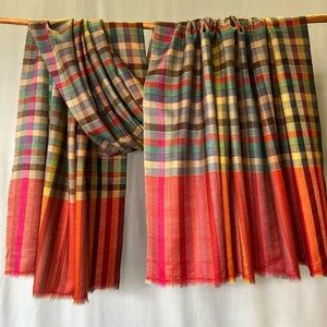 Handmade cashmere shawl 100/200cms